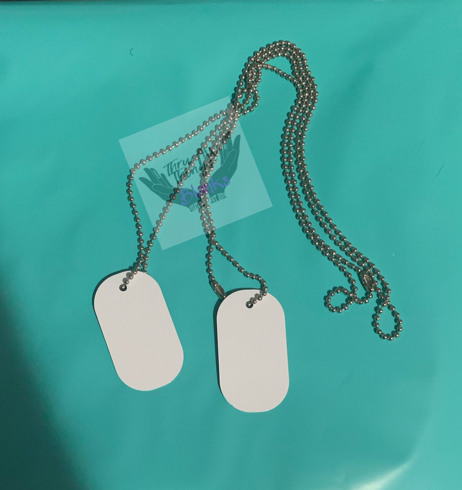 Dog Tags ( double sided with chain)
